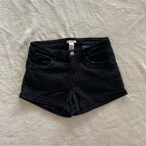 H&M Women's Black Denim Shorts